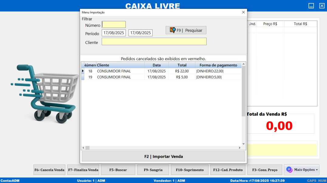 Troca ou Devolução Veda Caixa